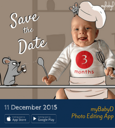 Save the Date myBabyD APP finally in stores
